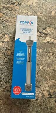 Top Fin 50 Watt Submersible Aquarium Heater for Up to 15 Gallon Aquariums